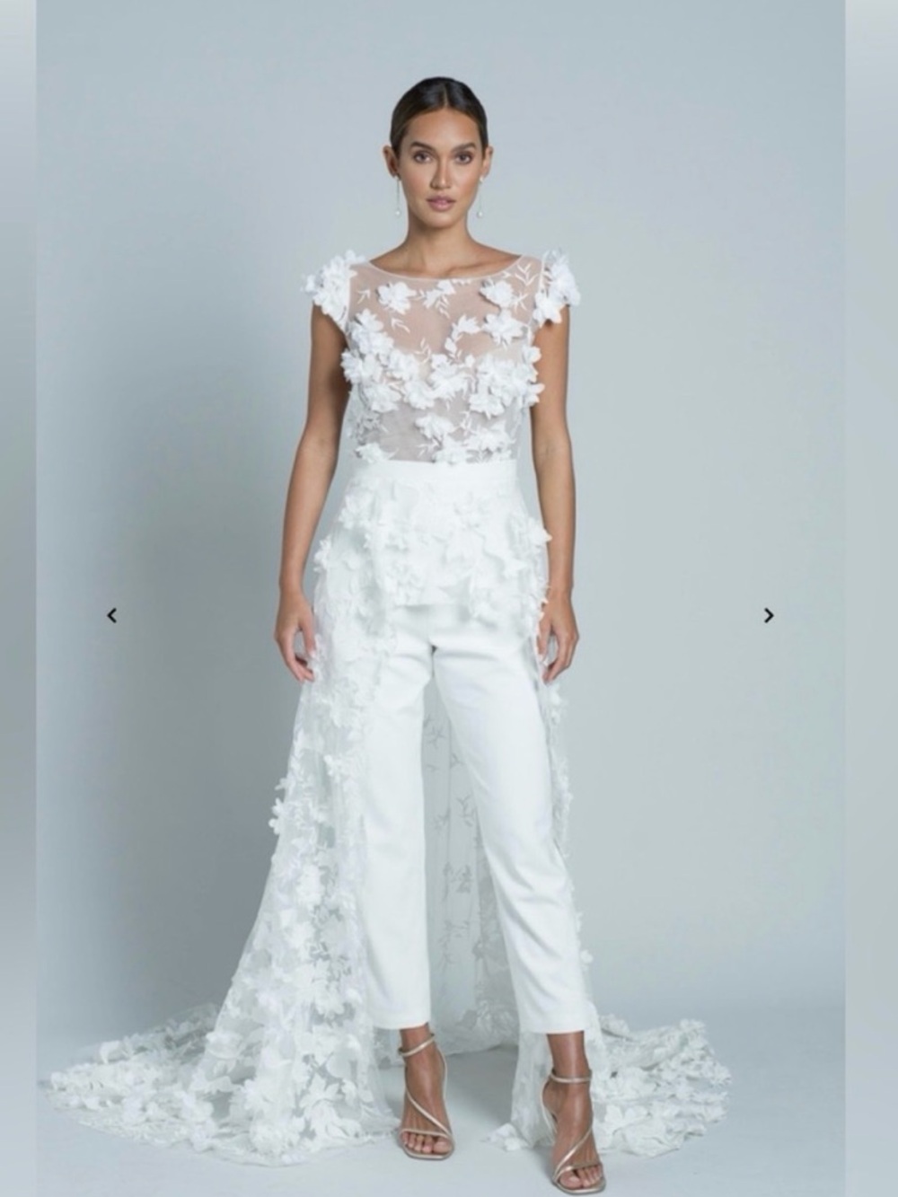 NWOT Rime Arodaky Bridal Jumpsuit